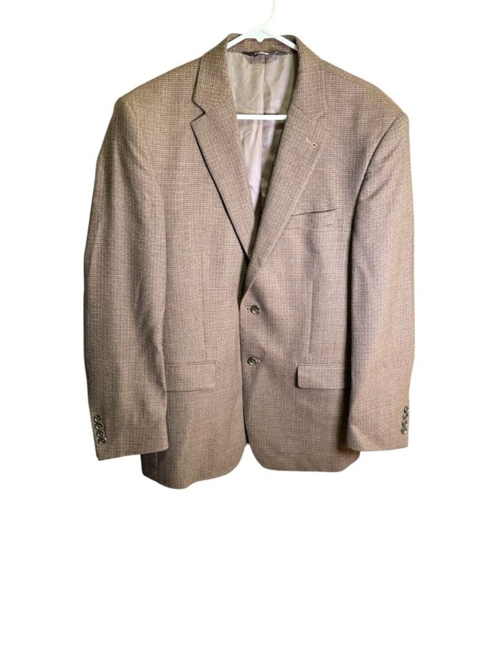 Jos. A. Bank Signature Collection Mens 100% Wool Blazer Jacket 42R Brown EUC